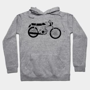 Honda Super90 Black Outline Hoodie